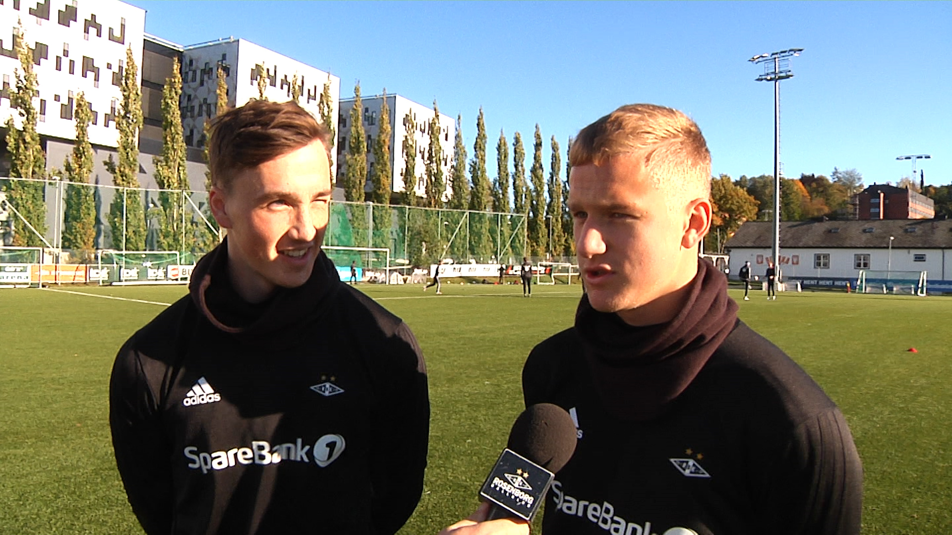 Helmersen og Botheim før semifinalen